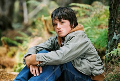 Josh Hutcherson en una escena de El mundo mágico de Terabithia (2007)
