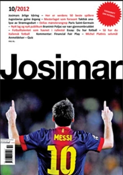 Una portada de la revista más popular del fútbol en Noruega