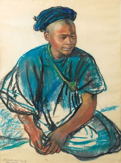 Joven marroquí, Zinaida Serebryakova (1928)