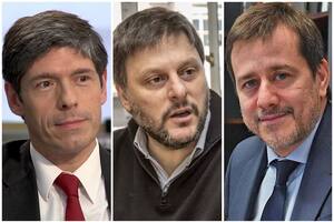 Juan Abal Medina, Leandro Santoro y Mariano Recalde