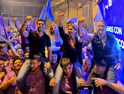 Juan Aleart, Romina Diez y Nicolás Mayoraz, antes de la elección constituyente en Santa Fe