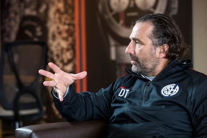 Juan Antonio Pizzi, entrenador de San Lorenzo