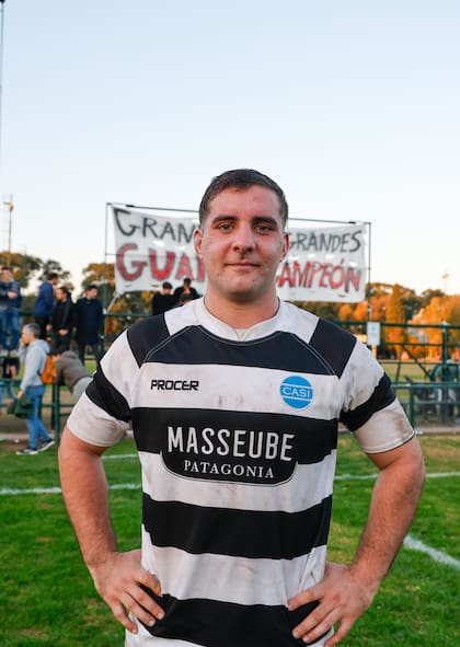 Juan Bautista Torres Obeid, el hooker del CASI autor de dos tries en el triunfo sobre el SIC