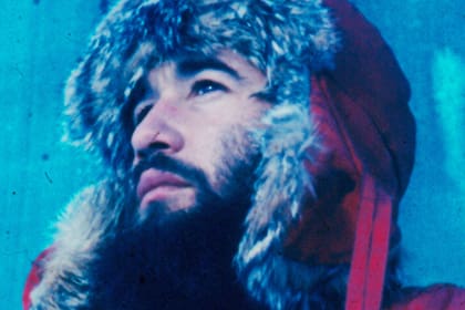 Juan Carlos, cuando joven en Marambio.