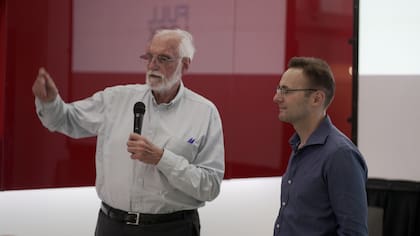 Juan Carlos De Pablo y Gabriel Brodsky, titular de Predial