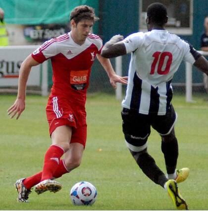 Juan Cruz Gotta jugando en Inglaterra