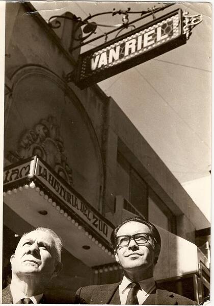 Juan del Prete y Frans van Riel en 1969