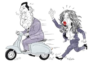Juan Domingo Perón y Cristina Kirchner