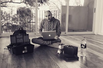 Juan, en los comienzos de Grow, su escuela de marketing digital.