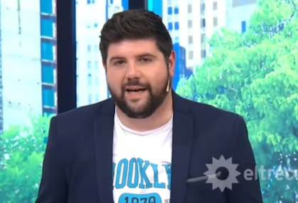 Juan Etchegoyen arrancó su labor como panelista en Nosotros a la mañana en enero de 2023 (Foto: Captura eltrece)