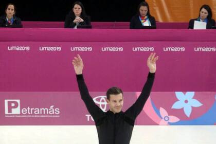 Juan Francisco Sánchez se llevó 200.000 pesos por su medalla dorada en patín artístico