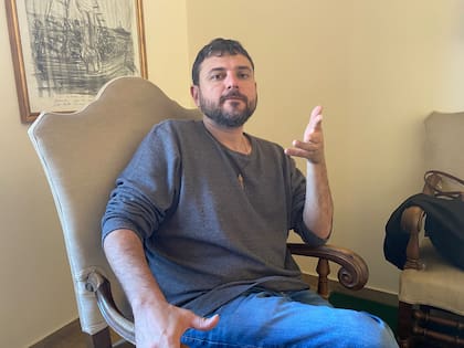 Juan Grabois, en Roma, después de participar en una actividad con el Papa