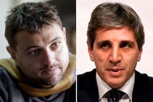 Juan Grabois y Luis "Toto" Caputo