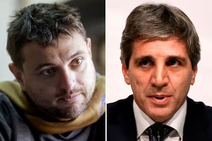 Juan Grabois y Luis "Toto" Caputo