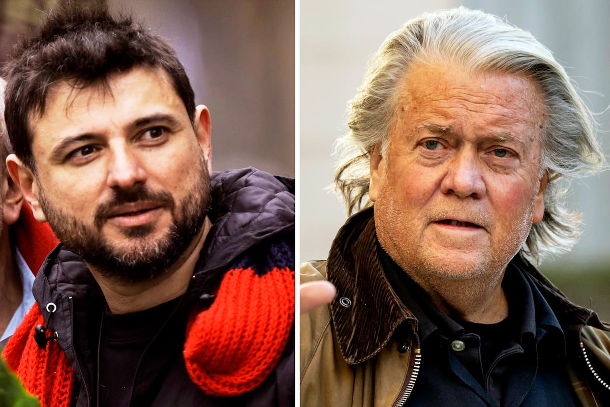 Incómodo, Grabois busca tomar distancia de Bannon y dice que "no sabía" del vínculo con Epstein