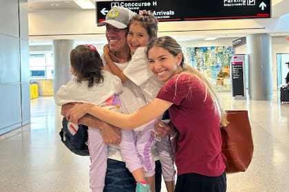 Juan Guaidó se reencontró con su familia en Estados Unidos