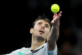 Siete raquetazos al piso: Londero se descontroló y lo multaron en Australia