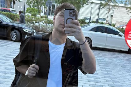 Juan Ignacio Veltri en uno de sus viajes por el mundo