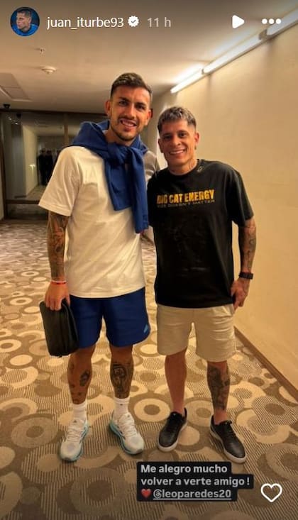 Juan Iturbe le agradeció a Leandro Paredes el nexo para cumplir el sueño de conocer a Lionel Messi