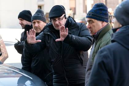 Juan José Campanella en pleno trabajo de dirección de la serie La ley y el orden. Lleva 30 episodios en esa función