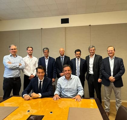 Juan José Sartori cuando se dio el anuncio de Adecoagro