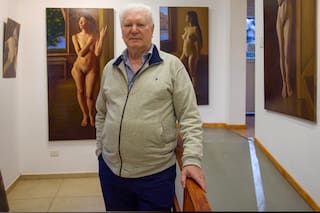 La sensualidad del cuerpo femenino se despliega en los cuadros “Paisaje de mujer”