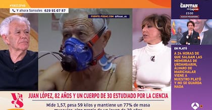 Juan López empezó a correr a los 66 años y ahora mantiene el 77% de su masa muscular