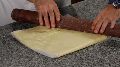 Juan Manuel Herrera en su masterclass de hojaldre para Foodit