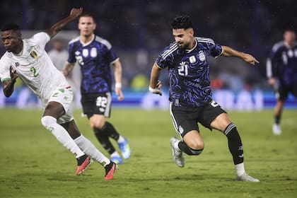 Juan Manuel López, en acción contra Mauritania