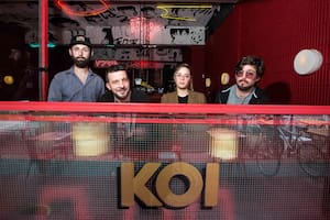 Juan Manuel López, Sebastián Guido, Delfina Spadavecchia y Nicolás Visentin, fundadores de Koi.