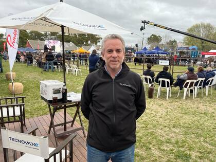 Juan Manuel Nimo, director comercial de Tecnovax, reconoció que fue un año muy particular por el impacto de la sequía, sumado a la situación macro del país