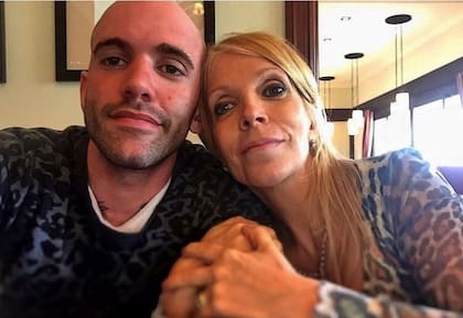 Juan Manuel Noriega Zulet, hijastro de Hugo Moyano, y Liliana Zulet, la esposa del jefe sindical de los camioneros