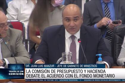 Juan Manzur defendió el acuerdo con el FMI y pidió que los diputados lo aprueben
