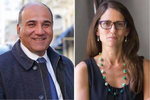 Juan Manzur y Elizabeth Gómez Alcorta