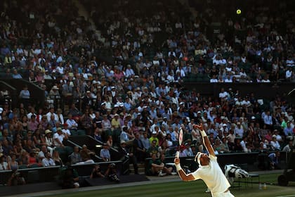 Del Potro, en Wimbledon: jugó el torneo nueve veces (entre 2007 y 2018) y su mejor actuación fue en 2013, cuando alcanzó las semifinales 