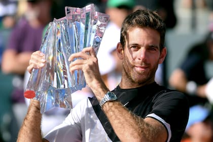 Juan Martín Del Potro fue campeón en Indian Wells en 2018