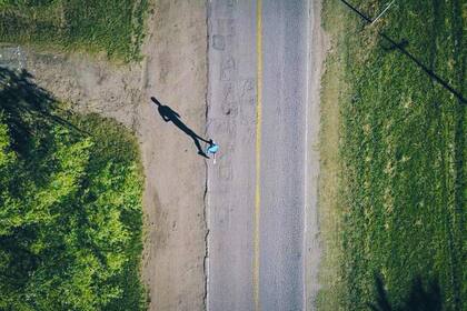 Del Potro, en la avenida Don Bosco de Tandil.