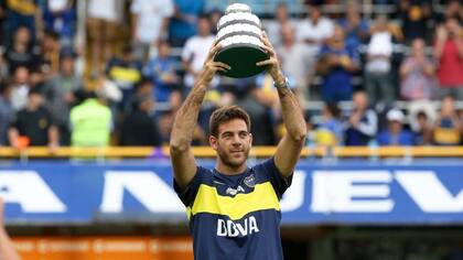 Juan Martin Del potro en la Bombonera