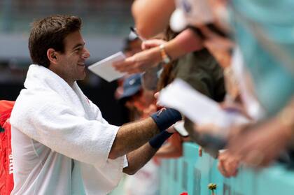 Juan Martín del Potro es una de las principales atracciones del torneo Masters 1000 de Madrid