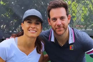 Gaby Sabatini compartió una foto con Juan Martín del Potro, a días del partido que jugarán en el US Open