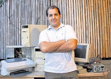 Juan Martín Ravettini, de la organización Te Reciclo