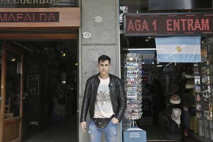 Juan Mazurra, uno de los comerciantes afectados