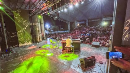 Juan Miguel en el Festival Nacional de Música Mangostino de Oro 2022 en Mariquita (Foto: Archivo familia Saboya Soto)