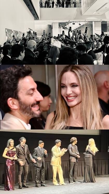 Juan Minujín compartió en sus redes sociales los mejores momentos dentro de la avant premiere