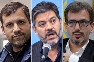 Juan Pablo de Jesús, Carlos Bianco y Sebastián Galmarini