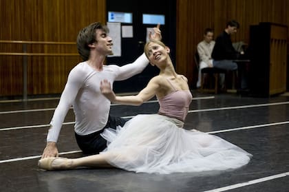 De 2012, Juan Pablo Ledo y Natalia Pelayo ensayando "Margarita y Armando", de Frederic Ashton