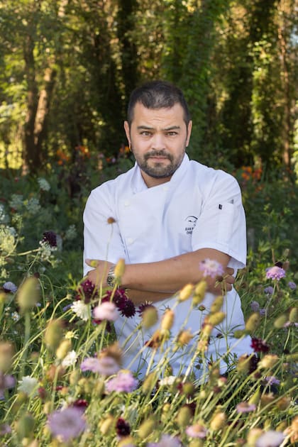 Juan Pablo Silva, chef de la estancia La Paz.