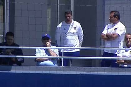 Juan Román Riquelme y Sebastián Battaglia, una relación tirante