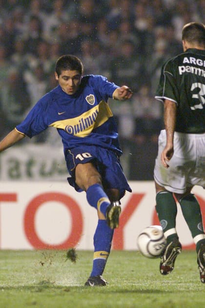 Juan Román Riquelme y su primer gran logro como 10 de Boca: había ganado el Apertura 98 y el Clausura 99, pero la Copa Libertadores 2000 fue su primera gran conquista; vendrían muchas más