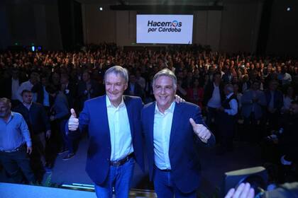 Juan Schiaretti y Martín Llaryora